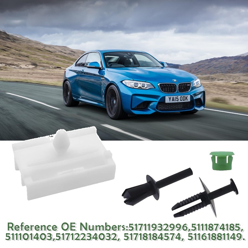 Pack of 20 Side Skirts Clips Kit E46 Side Skirts