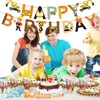 Partyhausy 91-Piece Construction Site Party Tableware Birthday Decoration, Digger Paper