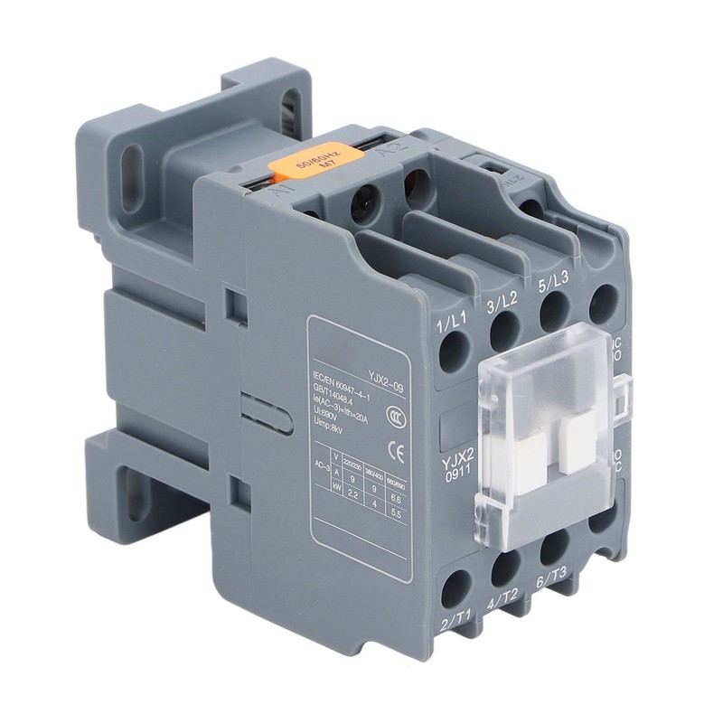 9A Universal AC Contactor 1NO 1NC Auxiliary Contact Electrical Contactor