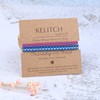 KELITCH 2Pcs Bohemian Friendship Bracelets Colourful Bracelets Silk Strand Bracelets