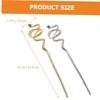 Ipetboom Sets Chinese Hair Chopsticks Snake Gemstone Alloy Hairpin Traditional