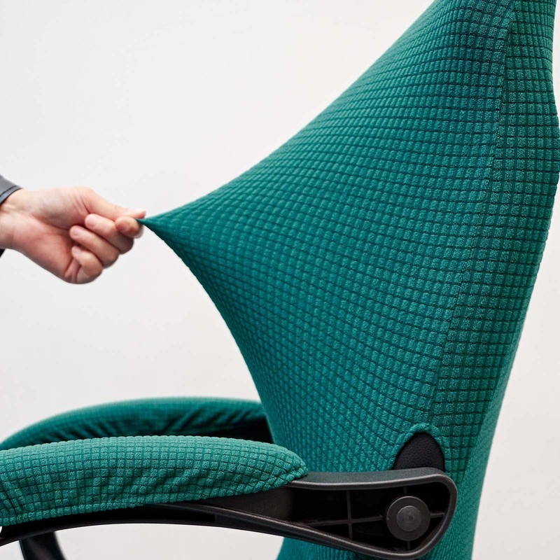 Melaluxe Office Chair Cover with Armrest Covers， Universal Stretch Desk