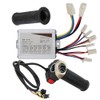 24V 500W Brush Controller with LCD Display Electric Quantity Throttle