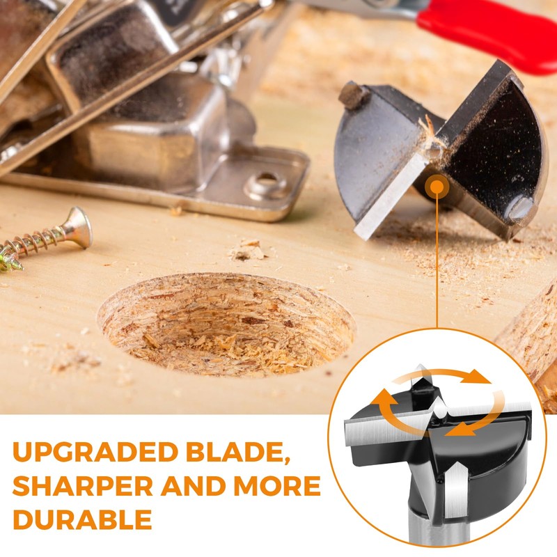BEAMNOVA Upgraded 35mm Concealed Hinge Jig with Hole Drilling Guide
