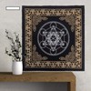 INDIAN CONSIGNERS Altar Cloth Hexagonal Metatron Witchcraft Alter Tarot Spread
