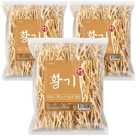Domestic Astragalus 500g 3 pieces Whole Astragalus Astragalus Tea / 국내산 황기 500g 3개 통황기 황기차