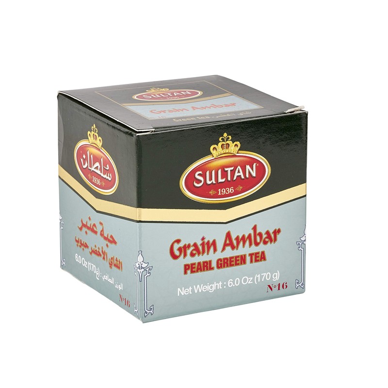 SULTAN TEA Moroccan Ambar Loose Green Tea, Herbal Green Teas