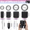 JOISHOP 50pcs Hair Rollers with Clips, Jumbo Large Medium Small