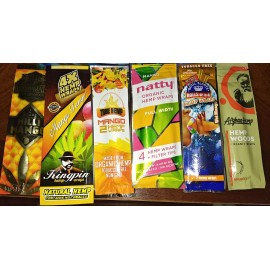 Mango Lovers Lot B 6 packs/16 Rolling Paper Wraps Mixed Brand Royal Natty True