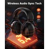 Bluetooth 5.4 Hearing Protection Headphones with 120H Working Time, 30dB