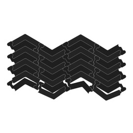 FluentPet Edge Pieces (Set of 32) - Edge Pieces for Hextiles That Hold Cat & Dog Buttons for Communication - Edge Pieces Protect Talking Buttons for Dogs Hextiles from Dirt Build-Up & Damage