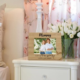 DIENADFX Mommy and Me Picture Frames, Mother Mommy Mom Gifts for Christmas Mothers Day from Daughters Sons Kids,Mom I Can't Say I Love You Enough So This is Your Reminder Photo Picture Frame,5x7 Photo