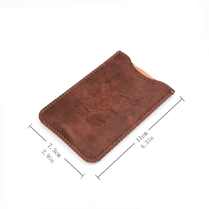 Menesia Wooden Beard Comb & Durable Case for Men Beard,