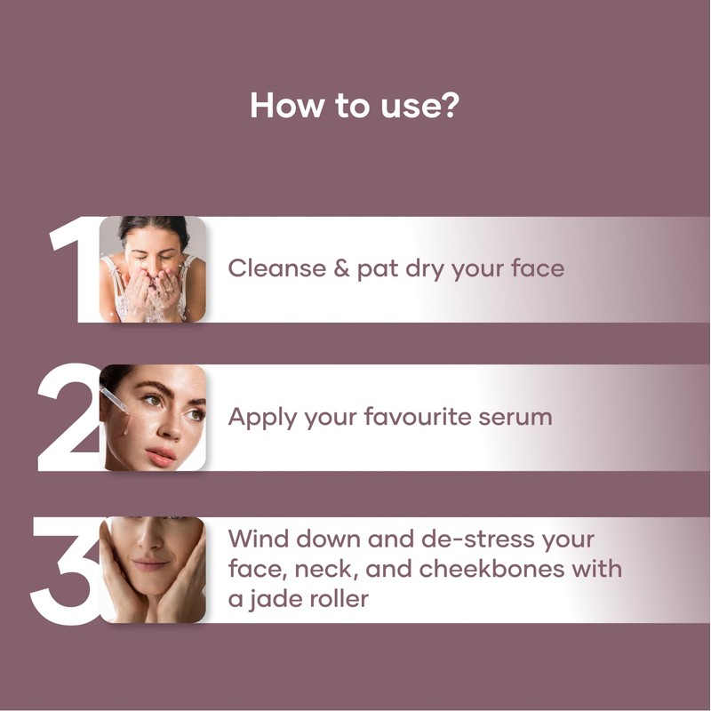 Saturn by GHC Facial Massager Jade Roller & Gua Sha