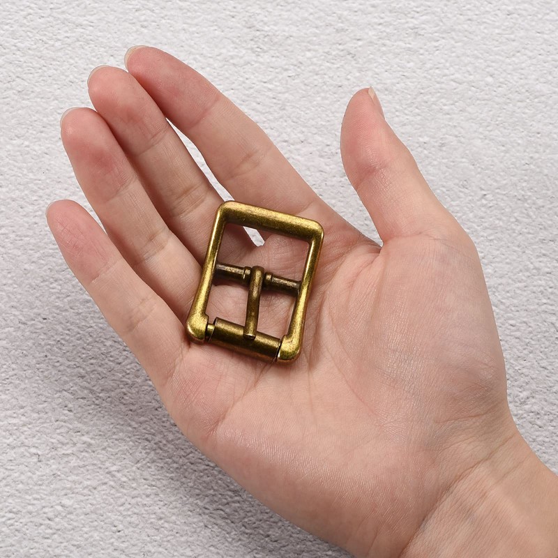 sourcing map Metal Roller Buckle, Single Prong Belt Buckle, Square
