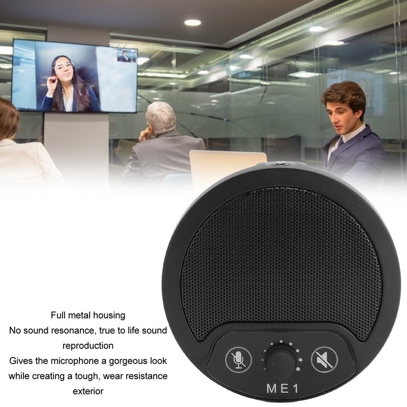 USB Conference Microphone Professional 360 Degree Omnidirectional Plug and Play