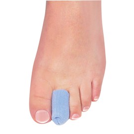 Antibacterial Digital Caps. Cut to Size Finger & Toe Sleeves Covers. Contain Soothing Mineral Oil. Relieve Pressure on Sore Ingrown Toenails, Hammertoes, Corns and Toe Tips. Latex Free. Large Pk of 6
