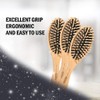 Titania 7 Row Pneumatic Brush Made of Wood, Wood Bristles, 1 Pack