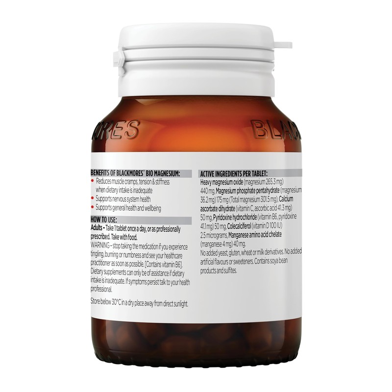 Blackmores Bio Magnesium (50 Tablets)