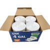 ENK 440 Count 4 Gallon Clear Small Trash Bags for