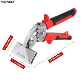 MAXPOWER Sheet Metal Bender, 3-Inch Offset Metal Bender Sheet Metal Hand Seamer for Bending and Flattening Metal, Sheet Metal Bending Tool with Ergonomic Handle