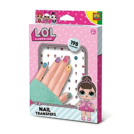 SES Creative 14193 L.O.L. Surprise L.O.L. Nail transfers, Bunte Aufkleber