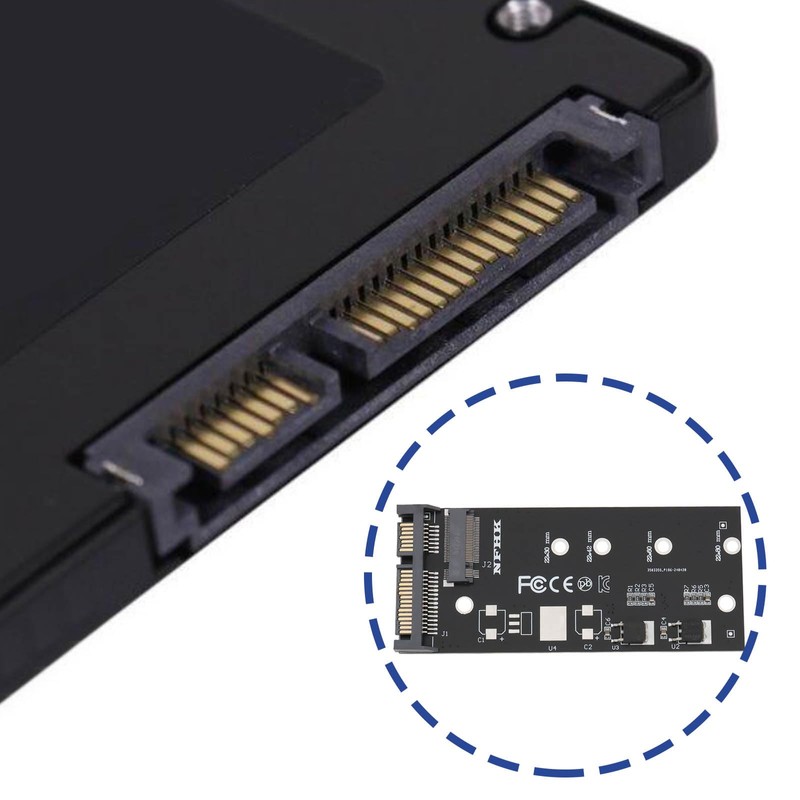 EMSea 1 x M.2 SATA Adapter Raiser B+M Key M.2