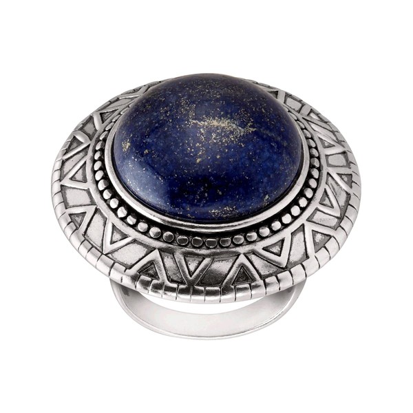 Silpada 'Peruvian' Lapis and Sterling Silver Ring, Size 6