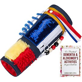 Assistex Funda para ansiedad para adultos con demencia - Actividades calmantes y juegos de memoria para personas mayores- Alfombrilla sensorial - Prod