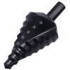 Spiral Nitride Step Drill Bit, Multi-Hole Cutter (0.4 - 1.8