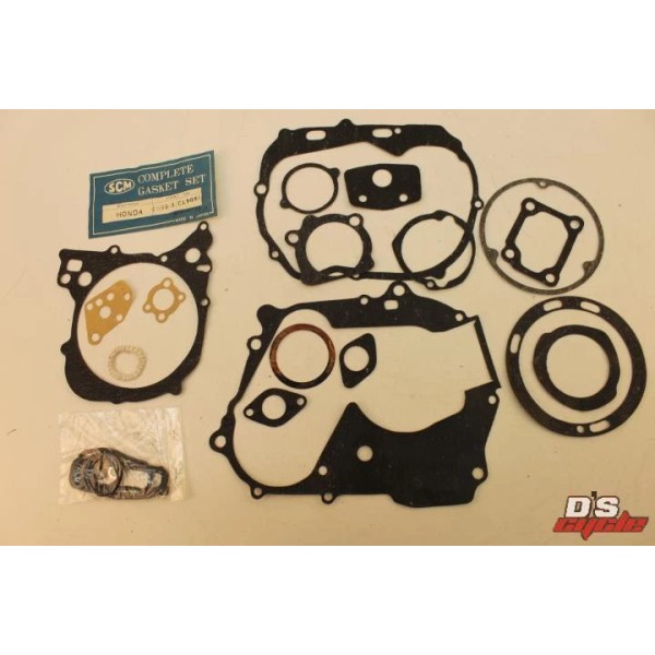 SCM NEW NOS SCM HONDA CS90-3 CL90K1 COMPLETE GASKET SET