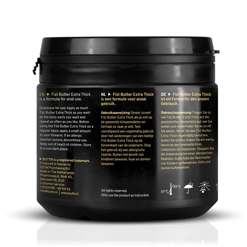 BUTTR - Fisting Balm Extra Thick - 500 ml