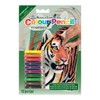 Darice Mini Color Pencil by Number Kit 5" x 7"-Jungle