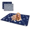 2 Pack Washable Pee Mat for Dog,80*90 cm Reusable Puppy