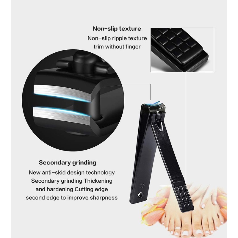 Nail Clippers Sets High Precisio Stainless Steel Nail Cutter Pedicure