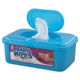 Royal RPPRPBWU80 Baby Wipes Tub, Unscented, White, 80 Per Tub, 960 Per Carton