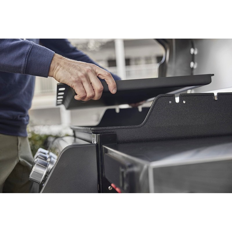 Weber Full Size Rectangular Griddle, Spirit 300 Series, Carbon Steel,