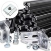 METALLIXITY Sliding T Nuts M6 Thread 15 Pcs Carbon Steel