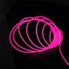 TiTiToo Pink 5m El Wire, Portable Neon Wire Cuttable Glowing