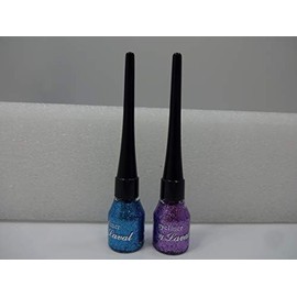 Glitter Eyeliners By Laval Pack Of 2 Shades Purple & Blue
