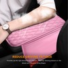 Car Center Console Cover, Waterproof Leather Vehicle Armrest Cushion Pad
