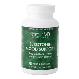 BRAINMD BRAINMD Dr Amen Serotonin Mood Support - 120 Capsules - Supports Healthy Serotonin Balance - Gluten Free - 30 Servings