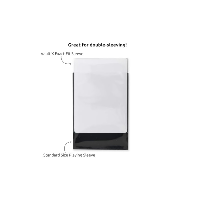 Vault X Fundas Exact Fit para Cartas (Pack de 100),