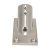 Boat Tube Base Rectangular 316 Stainless Steel Handrail Tube Base