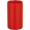 Spirella Zahnputzbecher Zahnbürstenhalter Keramik Tube 7x11,5 cm Rot