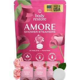 Body Restore Shower Steamers Aromatherapy 15 Pack – Fathers Day Gift for Dad, Birthday Gifts for Women & Men, Spa Stress Relief & Relaxation Self Care