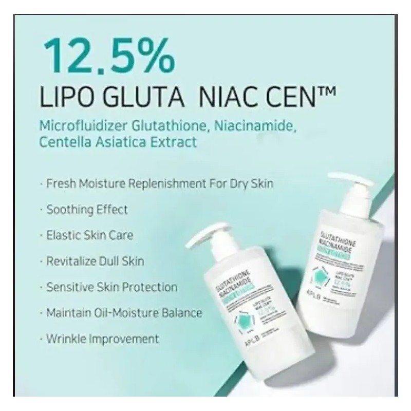 Aplb Crema Loción Corporal Glutation Niacinamida 300ml