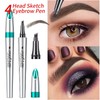 EHIOG Eyebrow Pencil, Microblading Waterproof Eyebrow Pen, Eye Brow Makeup