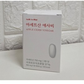 Tok2her Organic Asabi Tablets Acetic Acid 90 Tablets / 톡투허 유기농 애사비 알약 아세트산 90정