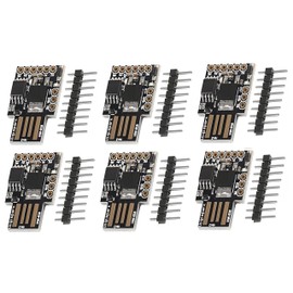 PAMEENCOS 6pcs Attiny85 Digispark Kickstarter General Micro USB Development Board for Arduino Compatible with UNO R3
